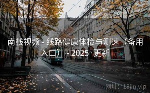 南栈视频 - 线路健康体检与测速（备用入口） - 2025·更新