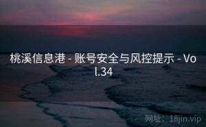 桃溪信息港 - 账号安全与风控提示 - Vol.34