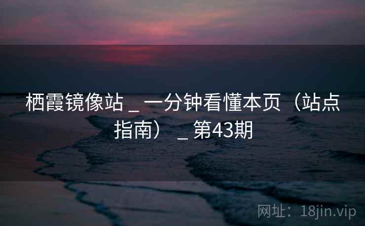 栖霞镜像站 _ 一分钟看懂本页（站点指南） _ 第43期