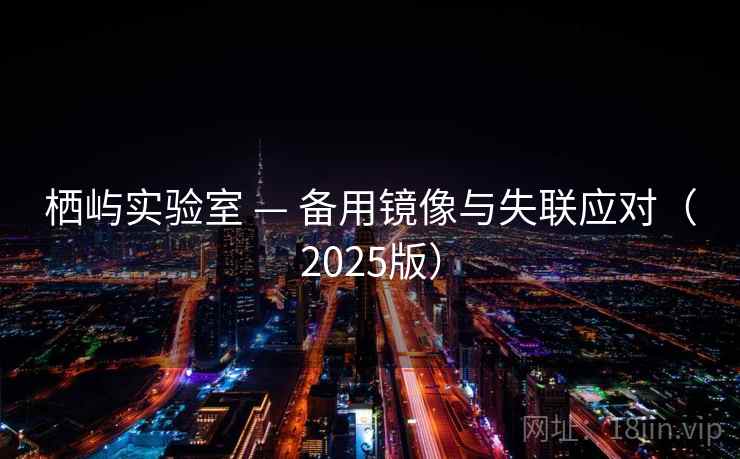 栖屿实验室 — 备用镜像与失联应对（2025版）