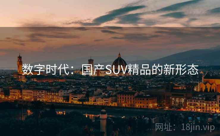 数字时代：国产SUV精品的新形态